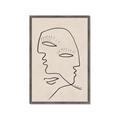 Picture of Two Faced II _GroupedProduct_Rectangle_Portrait_Framed_Matted_