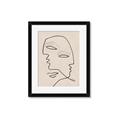 Picture of Two Faced II _GroupedProduct_Rectangle_Portrait_Framed_Matted_