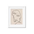 Picture of Two Faced II _GroupedProduct_Rectangle_Portrait_Framed_Matted_