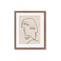 Picture of Two Faced II _GroupedProduct_Rectangle_Portrait_Framed_Matted_