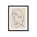 Picture of Two Faced II _GroupedProduct_Rectangle_Portrait_Framed_Matted_