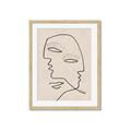 Picture of Two Faced II _GroupedProduct_Rectangle_Portrait_Framed_Matted_