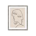 Picture of Two Faced II _GroupedProduct_Rectangle_Portrait_Framed_Matted_