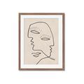 Picture of Two Faced II _GroupedProduct_Rectangle_Portrait_Framed_Matted_