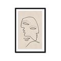 Picture of Two Faced II _GroupedProduct_Rectangle_Portrait_Framed_Matted_