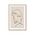 Picture of Two Faced II _GroupedProduct_Rectangle_Portrait_Framed_Matted_
