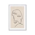 Picture of Two Faced II _GroupedProduct_Rectangle_Portrait_Framed_Matted_