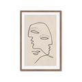 Picture of Two Faced II _GroupedProduct_Rectangle_Portrait_Framed_Matted_