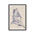 Picture of Blue Botanical I  _GroupedProduct_Rectangle_Portrait_Framed_Matted_