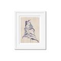 Picture of Blue Botanical I  _GroupedProduct_Rectangle_Portrait_Framed_Matted_