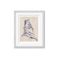 Picture of Blue Botanical I  _GroupedProduct_Rectangle_Portrait_Framed_Matted_