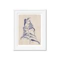 Picture of Blue Botanical I  _GroupedProduct_Rectangle_Portrait_Framed_Matted_