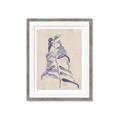 Picture of Blue Botanical I  _GroupedProduct_Rectangle_Portrait_Framed_Matted_
