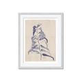 Picture of Blue Botanical I  _GroupedProduct_Rectangle_Portrait_Framed_Matted_