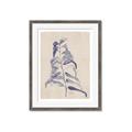 Picture of Blue Botanical I  _GroupedProduct_Rectangle_Portrait_Framed_Matted_