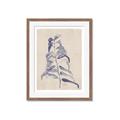 Picture of Blue Botanical I  _GroupedProduct_Rectangle_Portrait_Framed_Matted_