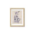 Picture of Blue Botanical II _GroupedProduct_Rectangle_Portrait_Framed_Matted_