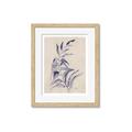 Picture of Blue Botanical II _GroupedProduct_Rectangle_Portrait_Framed_Matted_