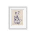 Picture of Blue Botanical II _GroupedProduct_Rectangle_Portrait_Framed_Matted_