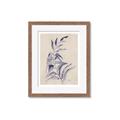 Picture of Blue Botanical II _GroupedProduct_Rectangle_Portrait_Framed_Matted_