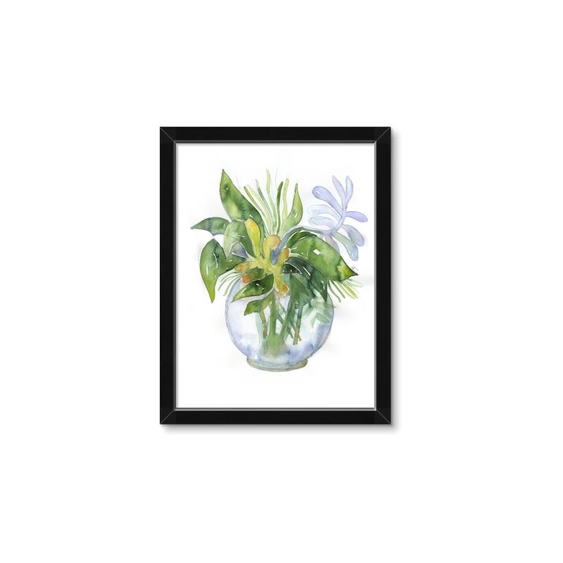 Picture of Green Vase I  _GroupedProduct_Rectangle_Portrait_Framed_Matted_
