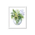 Picture of Green Vase I  _GroupedProduct_Rectangle_Portrait_Framed_Matted_