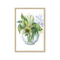 Picture of Green Vase I  _GroupedProduct_Rectangle_Portrait_Framed_Matted_