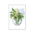 Picture of Green Vase I  _GroupedProduct_Rectangle_Portrait_Framed_Matted_