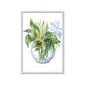 Picture of Green Vase I  _GroupedProduct_Rectangle_Portrait_Framed_Matted_