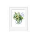 Picture of Green Vase I  _GroupedProduct_Rectangle_Portrait_Framed_Matted_