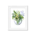 Picture of Green Vase I  _GroupedProduct_Rectangle_Portrait_Framed_Matted_