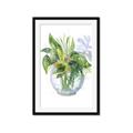 Picture of Green Vase I  _GroupedProduct_Rectangle_Portrait_Framed_Matted_