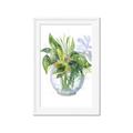 Picture of Green Vase I  _GroupedProduct_Rectangle_Portrait_Framed_Matted_