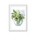 Picture of Green Vase I  _GroupedProduct_Rectangle_Portrait_Framed_Matted_