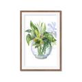Picture of Green Vase I  _GroupedProduct_Rectangle_Portrait_Framed_Matted_