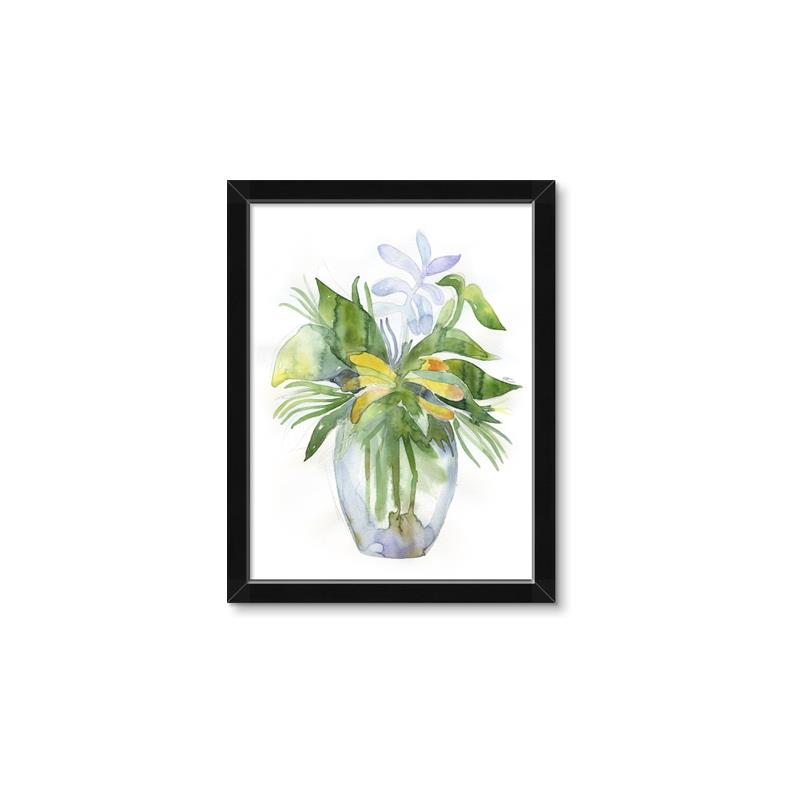 Picture of Green Vase II  _GroupedProduct_Rectangle_Portrait_Framed_Matted_