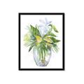 Picture of Green Vase II  _GroupedProduct_Rectangle_Portrait_Framed_Matted_