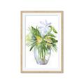 Picture of Green Vase II  _GroupedProduct_Rectangle_Portrait_Framed_Matted_