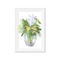 Picture of Green Vase II  _GroupedProduct_Rectangle_Portrait_Framed_Matted_