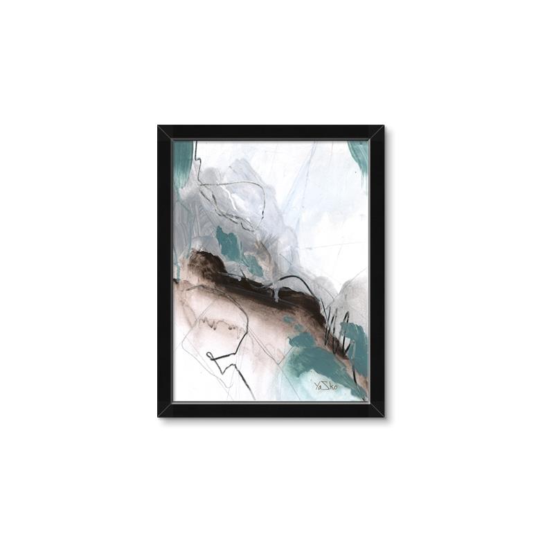 Picture of Seattle Green I  _GroupedProduct_Rectangle_Portrait_Framed_Matted_