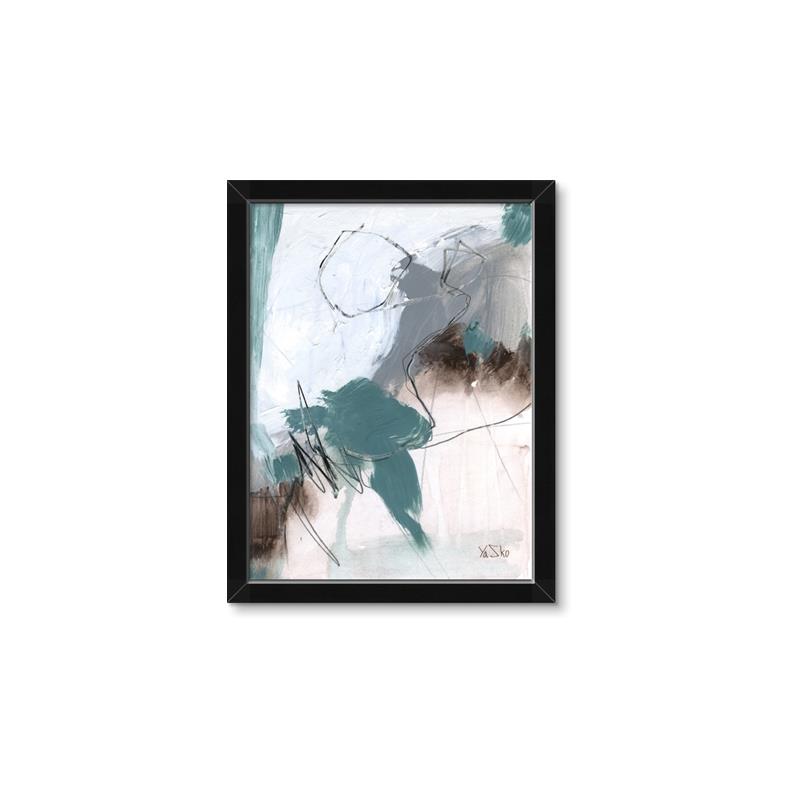 Picture of Seattle Green II  _GroupedProduct_Rectangle_Portrait_Framed_Matted_