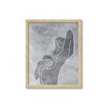 Picture of Hold a Pose Gray _GroupedProduct_Rectangle_Portrait_Framed_Matted_