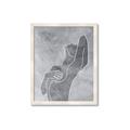 Picture of Hold a Pose Gray _GroupedProduct_Rectangle_Portrait_Framed_Matted_