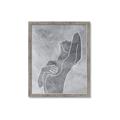 Picture of Hold a Pose Gray _GroupedProduct_Rectangle_Portrait_Framed_Matted_