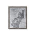 Picture of Hold a Pose Gray _GroupedProduct_Rectangle_Portrait_Framed_Matted_