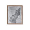 Picture of Hold a Pose Gray _GroupedProduct_Rectangle_Portrait_Framed_Matted_