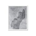 Picture of Hold a Pose Gray _GroupedProduct_Rectangle_Portrait_Framed_Matted_