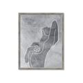 Picture of Hold a Pose Gray _GroupedProduct_Rectangle_Portrait_Framed_Matted_
