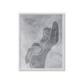 Picture of Hold a Pose Gray _GroupedProduct_Rectangle_Portrait_Framed_Matted_