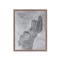 Picture of Hold a Pose Gray _GroupedProduct_Rectangle_Portrait_Framed_Matted_